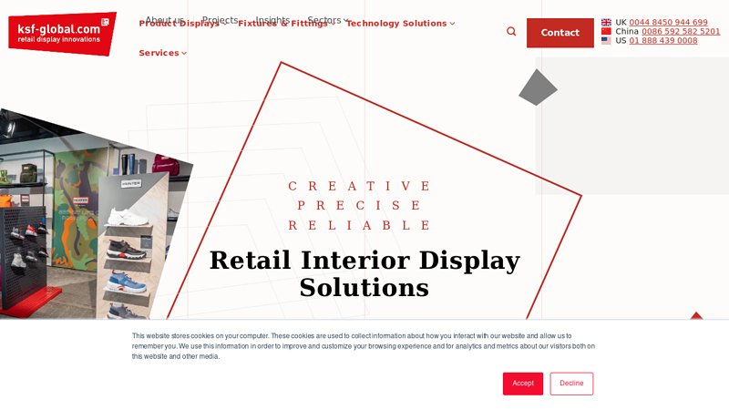 Retail Design Solutions Agency, Display, POS & POP | KSF Global