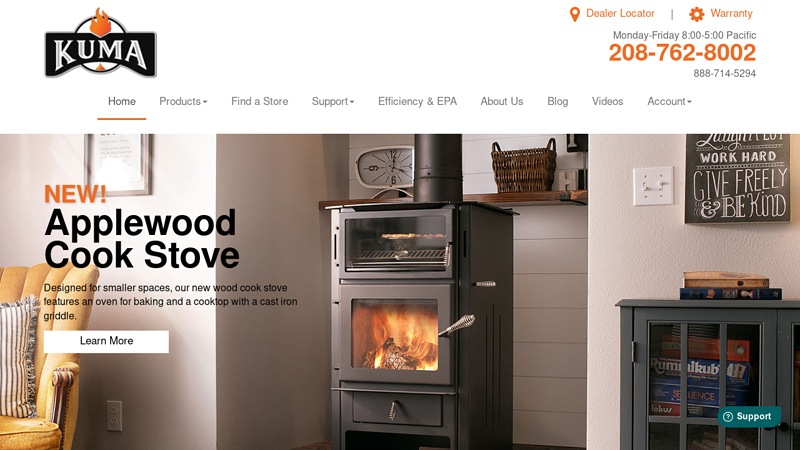 Wood Stoves and Wood Stove Inserts - Kuma Stoves