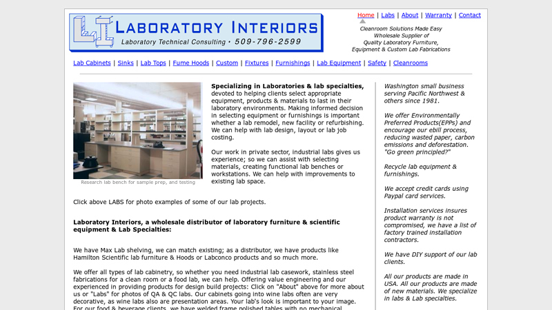 Laboratory Interiors: Home