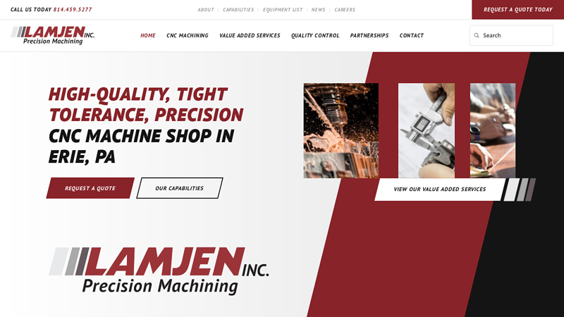 CNC Machine Shop Erie, PA | Custom Precision Machining