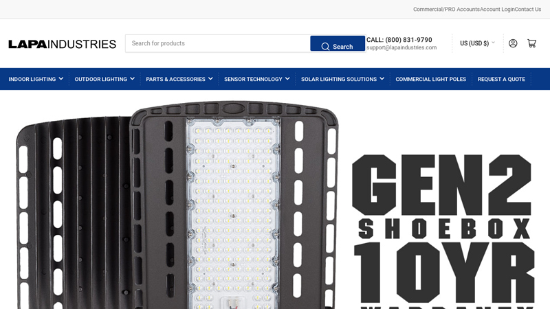 Commercial Lighting Supply | Industrial LED Lighting C LAPA INDUSTRIES