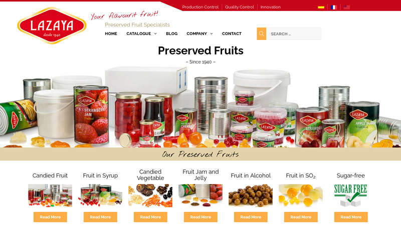 Experts in preserved fruits and candied fruit since 1949