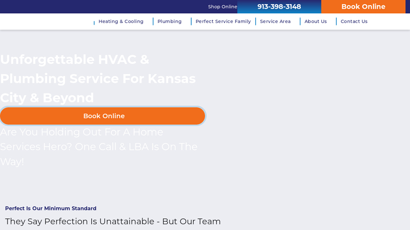 HVAC & Plumbing Contractor near Kansas City, MO | LBA Services