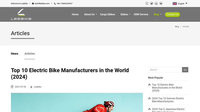 Image of Top 10 Electric Bike Manufacturers in the World (2024)