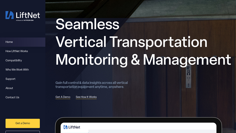 Vertical Transportation Management Solution - LiftNet