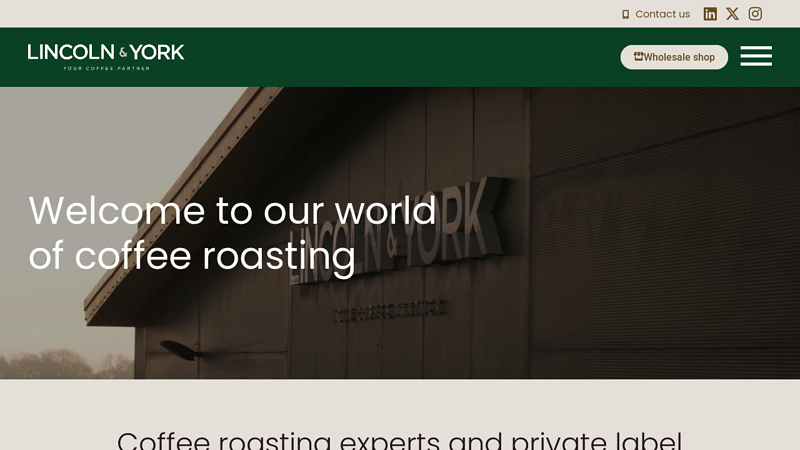 Lincoln & York | UK-Based Global Coffee Manufacturers