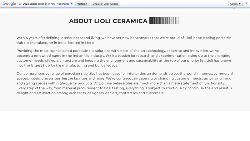 Lioli Ceramica - Asia