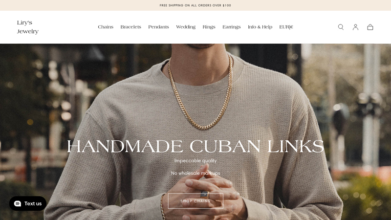 Gold Chains & Bracelets | Home of the Handmade Miami Cuban Link C Liry