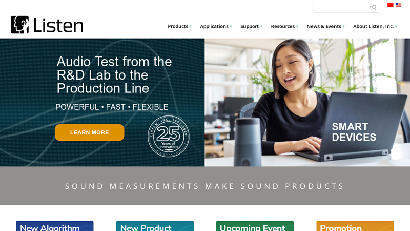 Listen, Inc. - Electroacoustic Test and Audio Test & Measurement Systems