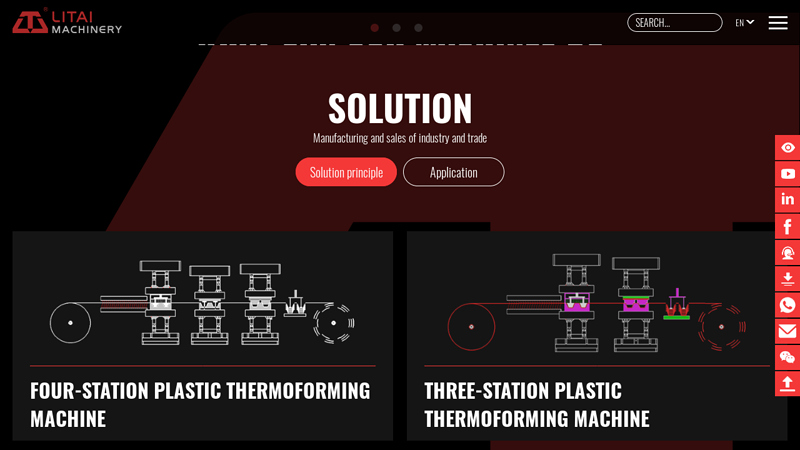 Plastic Box/Tray/Cup Thermoforming Making Machine Manufacturers-Pingyang Litai