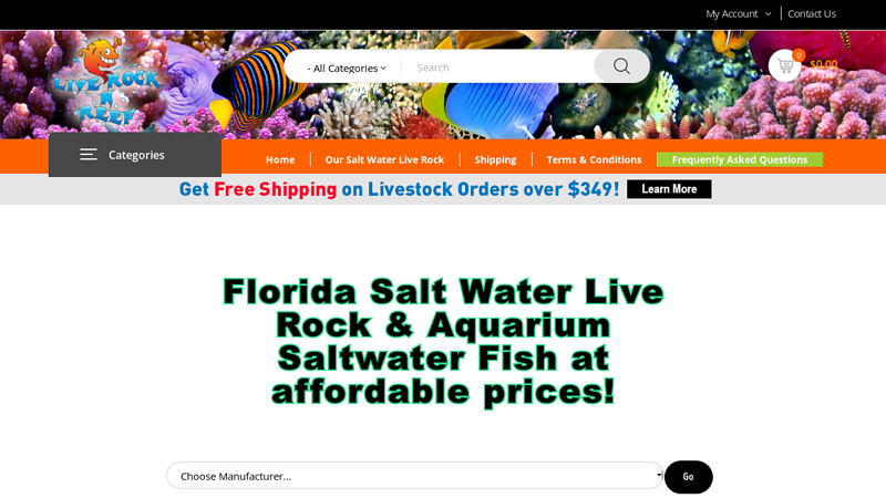 Live Rock n Reef | Saltwater Aquarium Live Rock