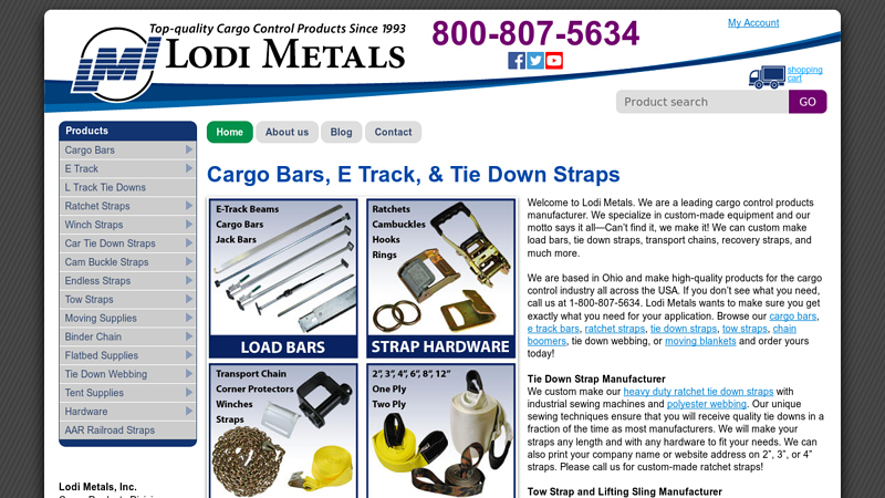 Cargo Bars | E Track | Load Bars | Winch Straps | Ratchet Straps