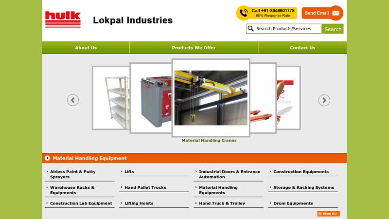 Lokpal Industries - Manufacturer of Lifts & Industrial Doors & Entrance Automation from New Delhi