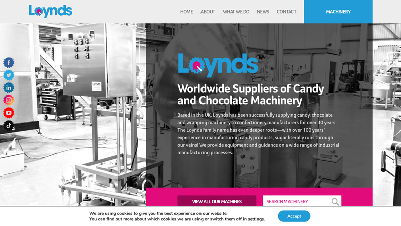 Loynds ? Worldwide Suppliers of Candy & Chocolate Machinery