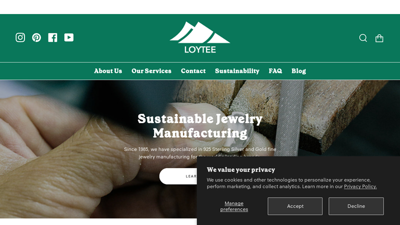 Image of Loytee | Ethical & Sustainable Jewelry Manufacturer in Thailand