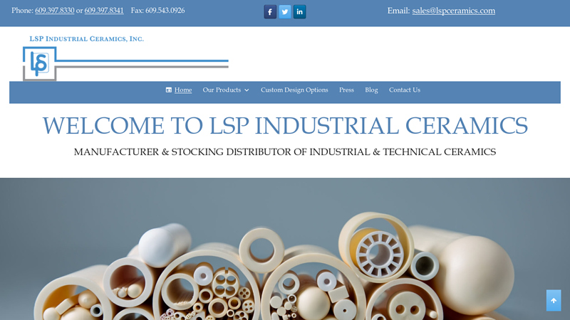 LSP Industrial Ceramics | Industrial and Technical Ceramics