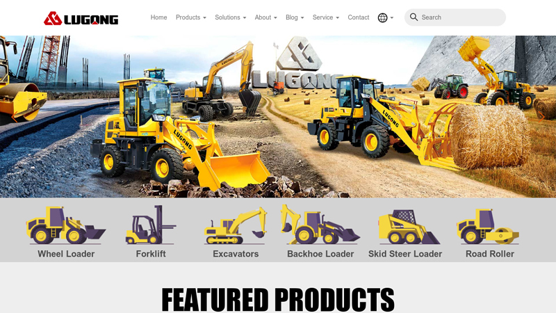 Wheel Loaders,Mini Excavators,Skid Steer Loader,Forklift-Lugong Machinery Group