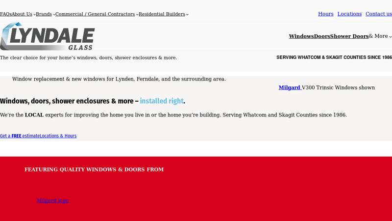 Lyndale Glass | windows, doors & more installed right!