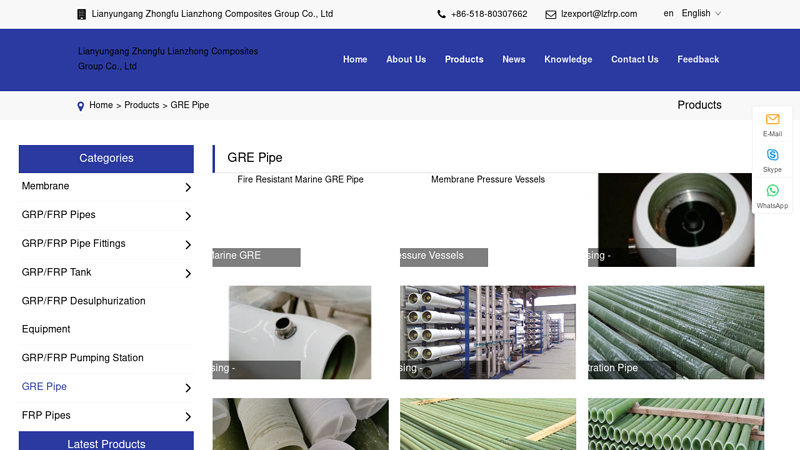 Image of China GRE Pipe Manufacturers Factory Suppliers