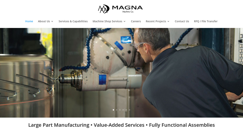 Large Manufacturing - Functional Assemblies - 4 & 5 Axis Machining - Magna Machine - Ohio