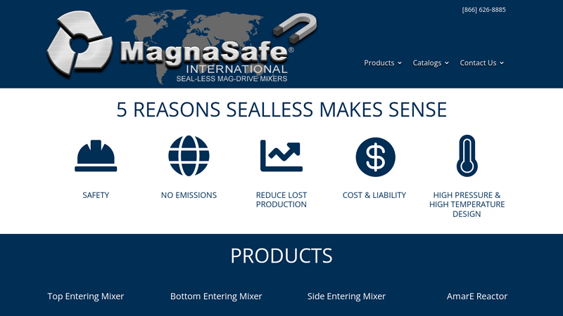 Magna-Safe - Mag Drives, Mixers, Autoclaves & Reactors in USA