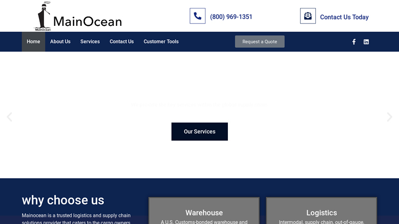 Main Ocean | All Inclusive Port Services, Logistics & Warehousing