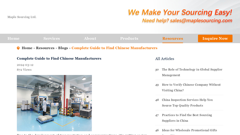 Image of Complete Guide to Find Chinese Manufacturers