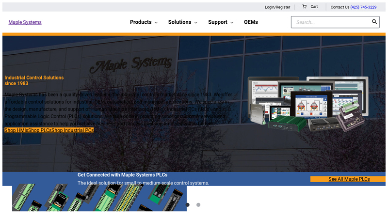 Your Industrial Control Solution | Maple Systems