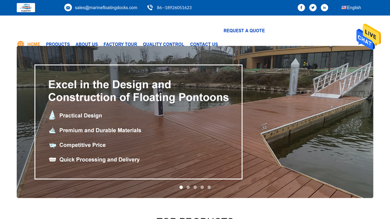 Quality Marine Floating Docks & Aluminum Floating Docks factory from China