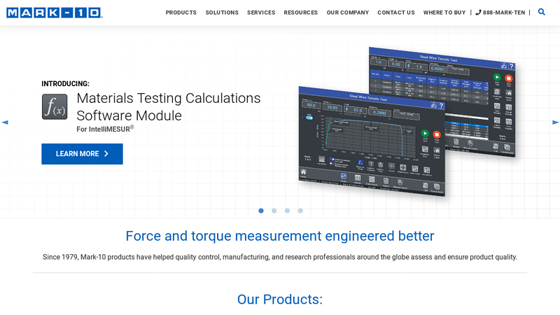 Mark-10 Force and Torque Measurement