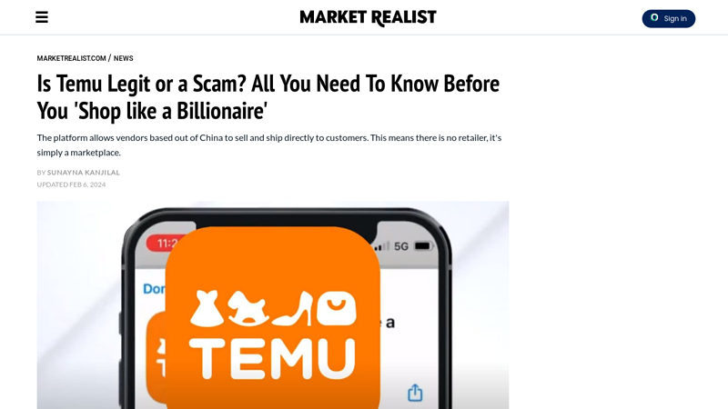 Image of Is Temu Legit or a Scam? All You Need To Know Before You 