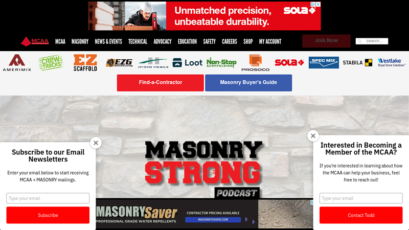 Mason Contractors Association of America (MCAA)