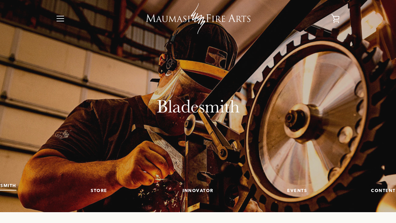 Maumasi Fire Arts - Mareko Maumasi Bladesmith & Custom Knifemaker