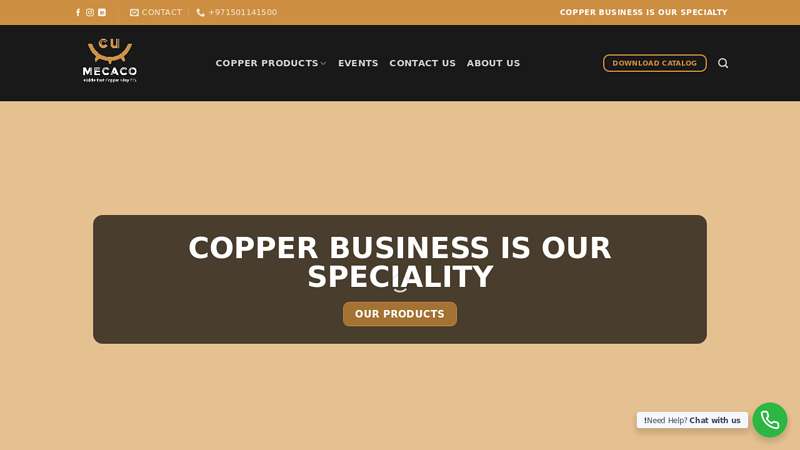 Image of Mecaco: Leading Copper Product Manufacturer