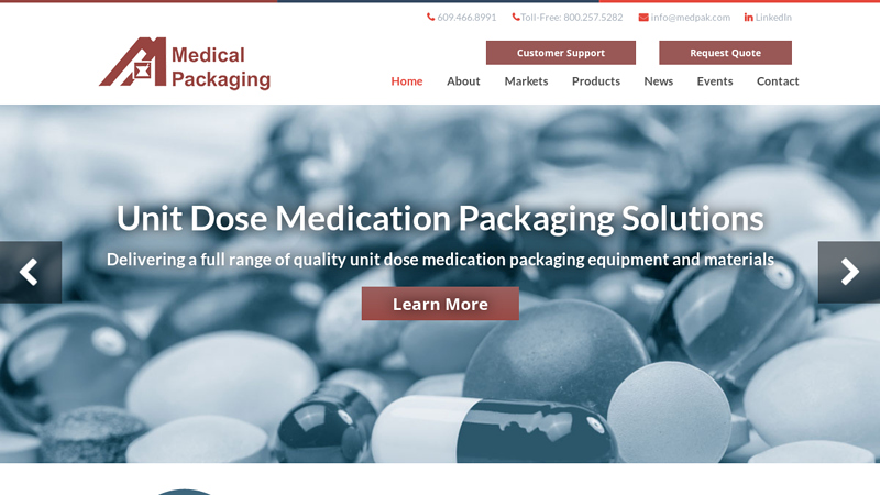 Medication Packaging Equipment | Medical Packaging Inc., LLC