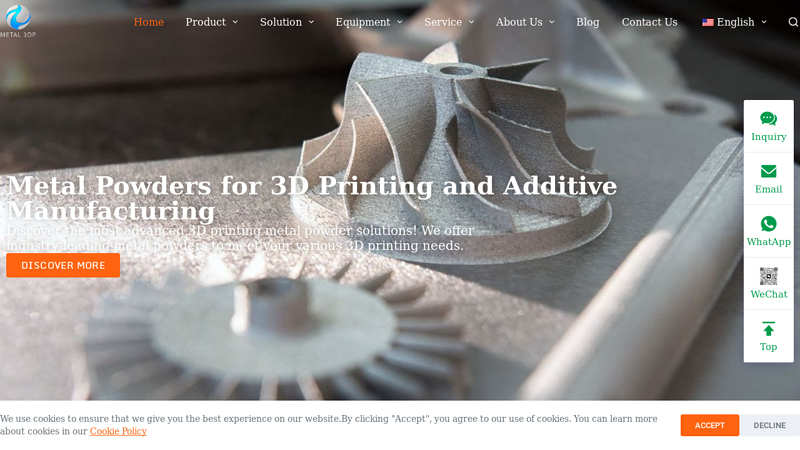 Metal Powders for 3D Printing and Additive Manufacturing - Met3DP