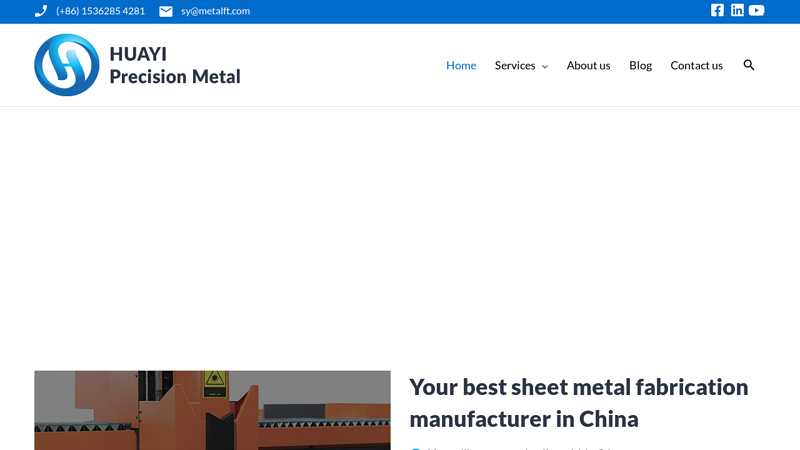 Image of Your Professional Sheet Metal Fabrication Manufacturer in China