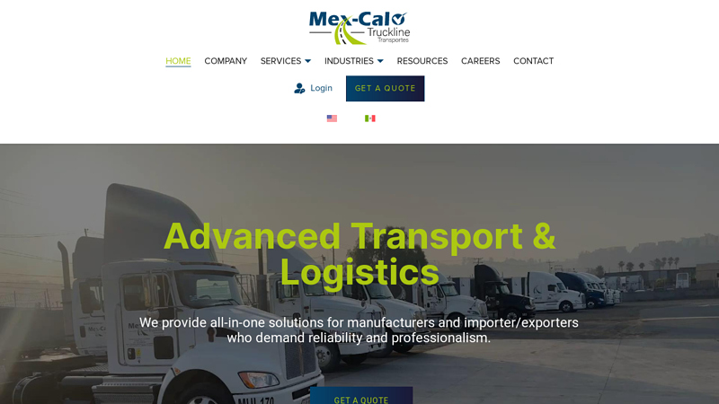 Trucking Company San Diego/Tijuana - MexCal Truckline