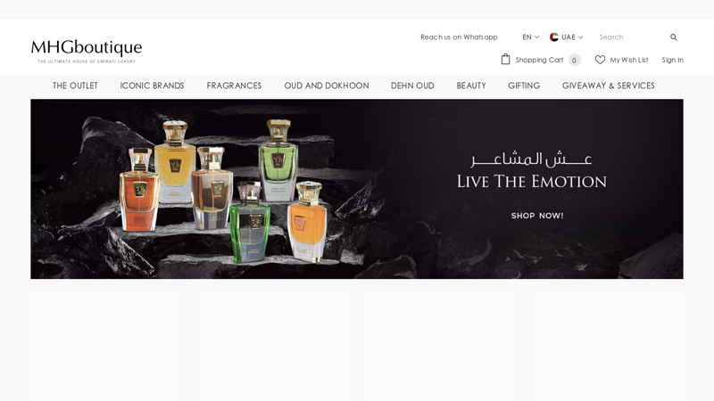 MHGboutique - The Ultimate House Of Emirati Luxury | Perfumes