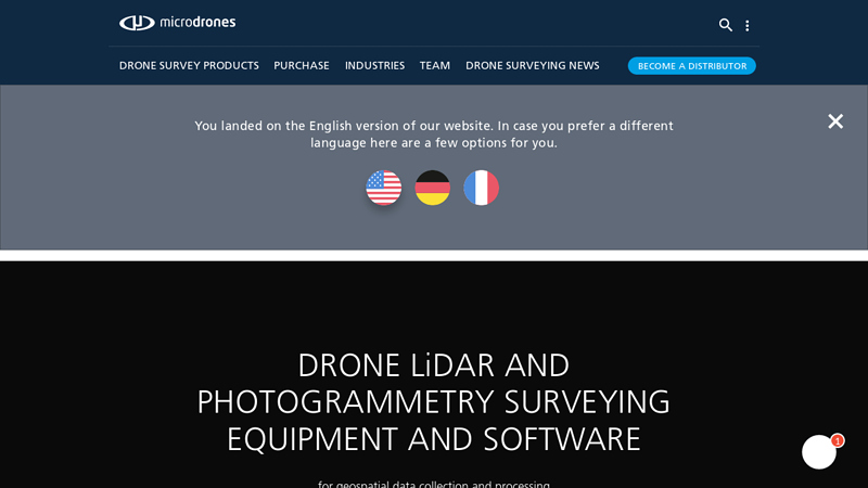 Aerial LiDAR & photogrammetry UAV drone survey equipment and software | Microdrones