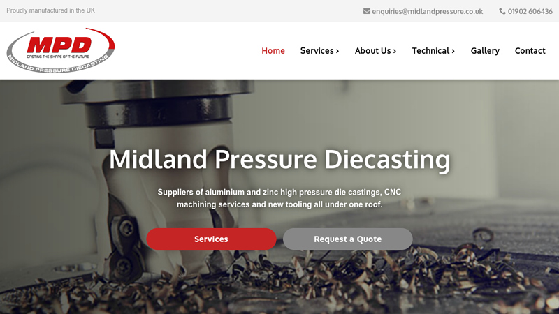 Midland Pressure Diecasting Limited C We make your priorities our priorities