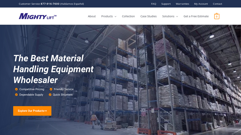 Material Handling Equipment | Pallet Jacks | Lift Tables | Houston TX