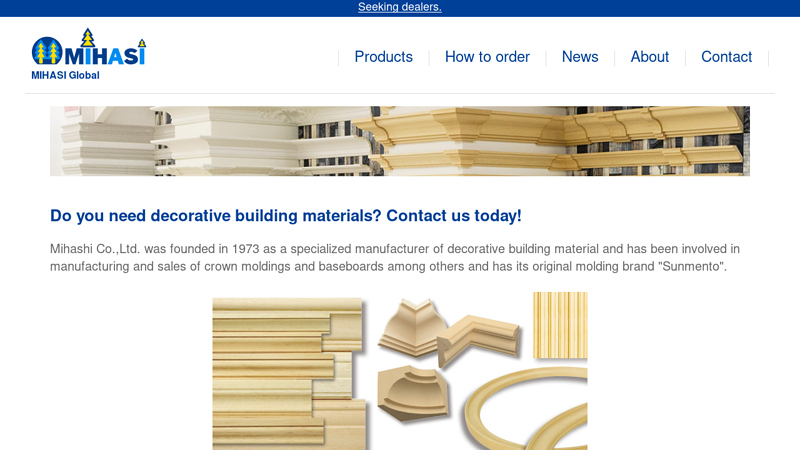 MIHASI Global | Manufacture and sale of decorative building materials.