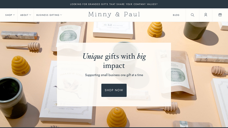 Minny & Paul - Gifts that Celebrate Small Businesses | Corporate Gifts