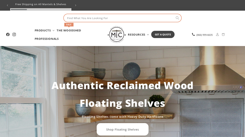 Modern Timber Craft: Authentic Reclaimed Wood Products