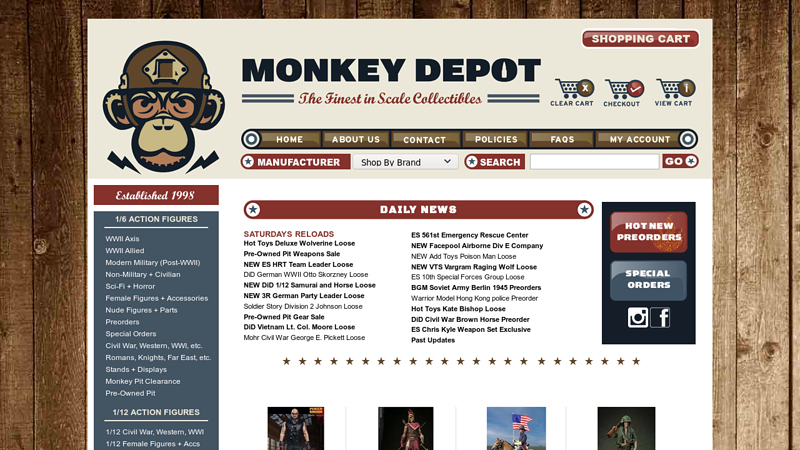 Monkey Depot - The Finest in Scale Military