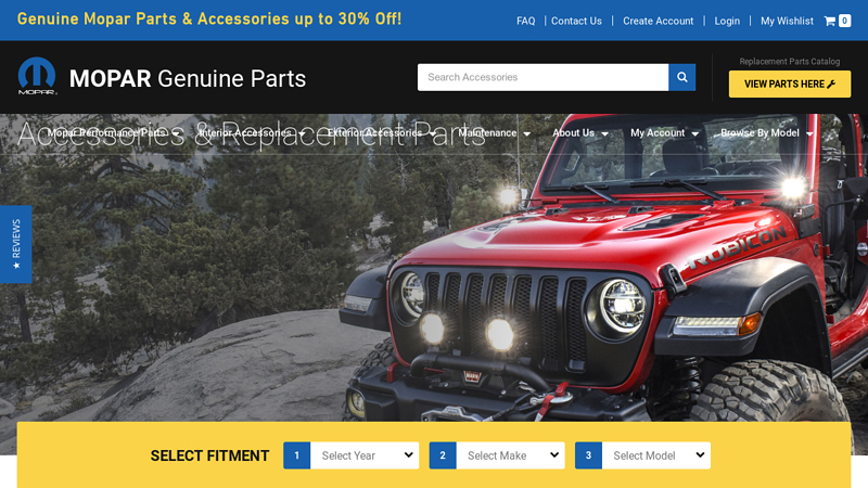 Mopar Parts Online - Dodge, Chrysler, Jeep Parts | Mopar Genuine Parts