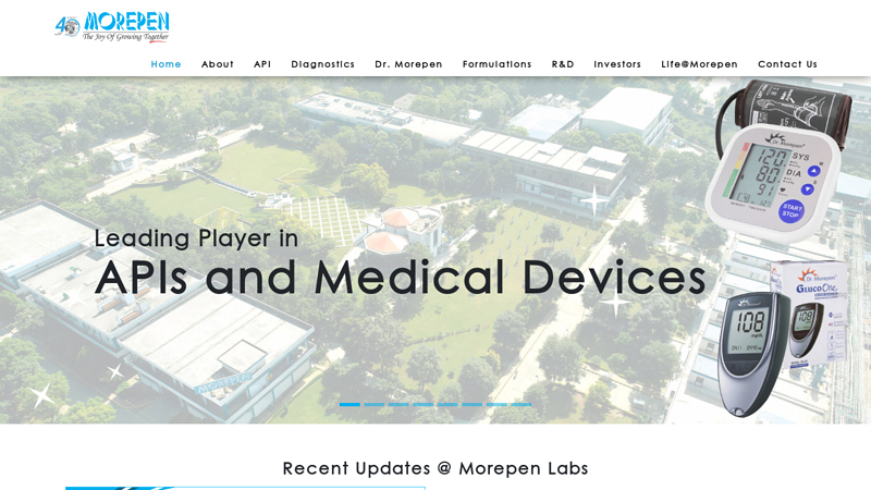 Morepen | Leading Pharmaceutical Company for Active Pharmaceutical Ingredients & Formulations