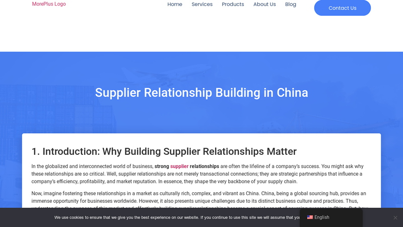 Image of China Sourcing: Building Successful Supplier Relationships