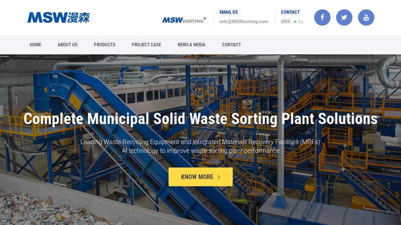 Waste Sorting Machine - MSWsorting